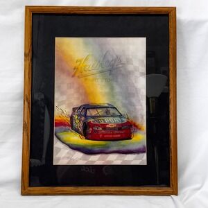Jeff Gordon #24 DuPont Monte Carlo Framed Art Print Artist Rick Rush 1998 Signed